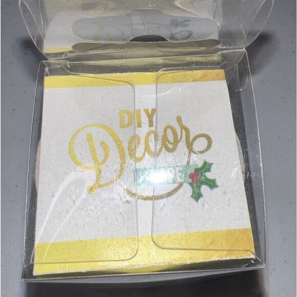 NIB Hazel & Ruby Decor Tape 4”x10’, Gold Polka Dot. On White For Crafts Design. - Picture 5 of 6